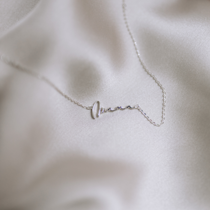 Vimini Fashion Mama Collection Mama Necklace, Silver