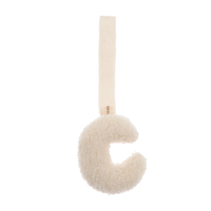 Lilies Kids Teddy Moon Pacifier, White
