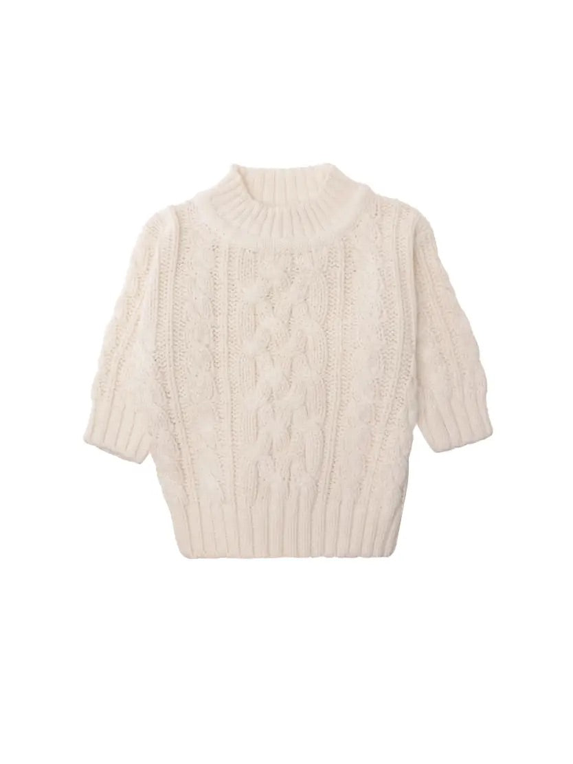 Liliput Cable Knit, Ecru