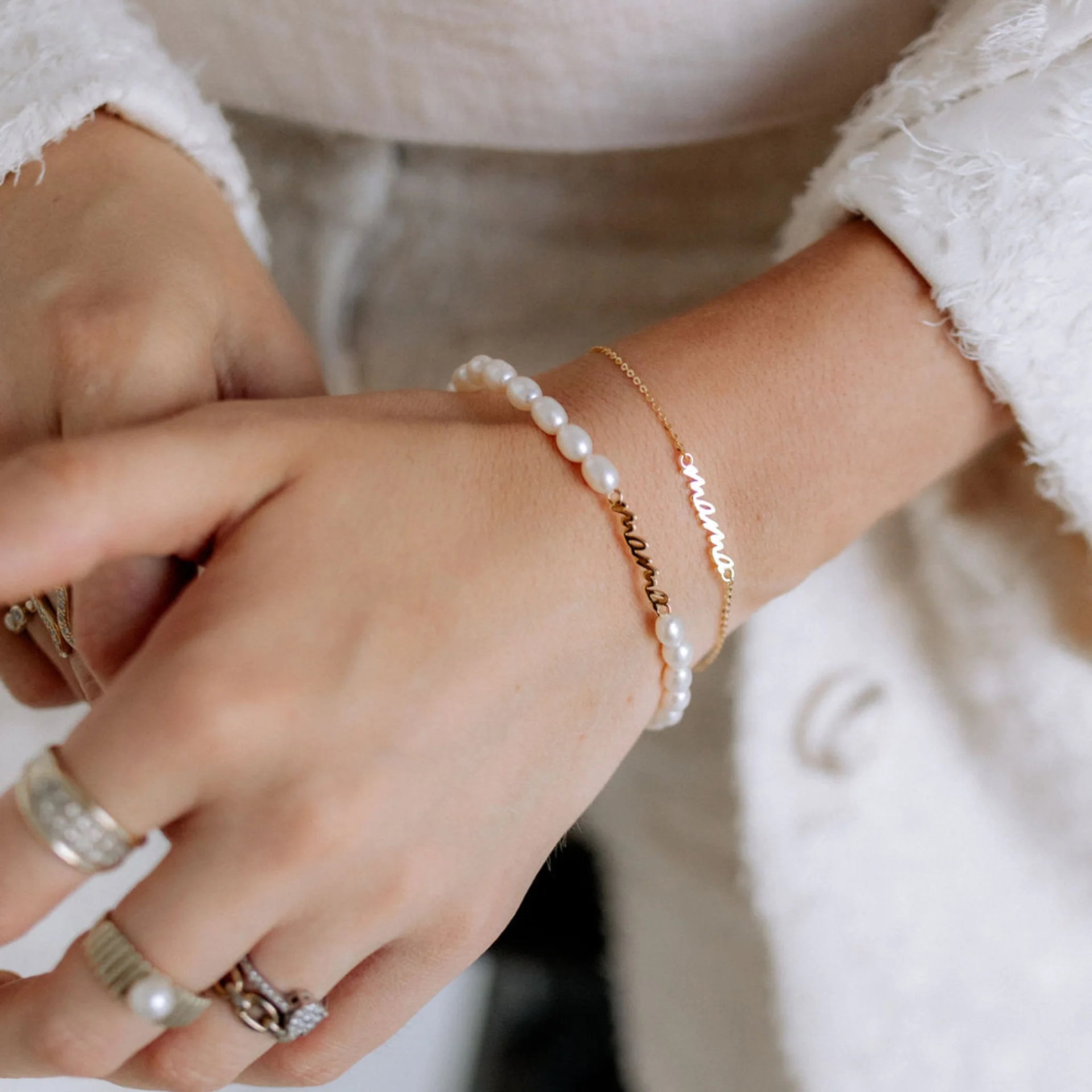 Vimini Fashion Mama Collection Mama chain bracelet, Gold
