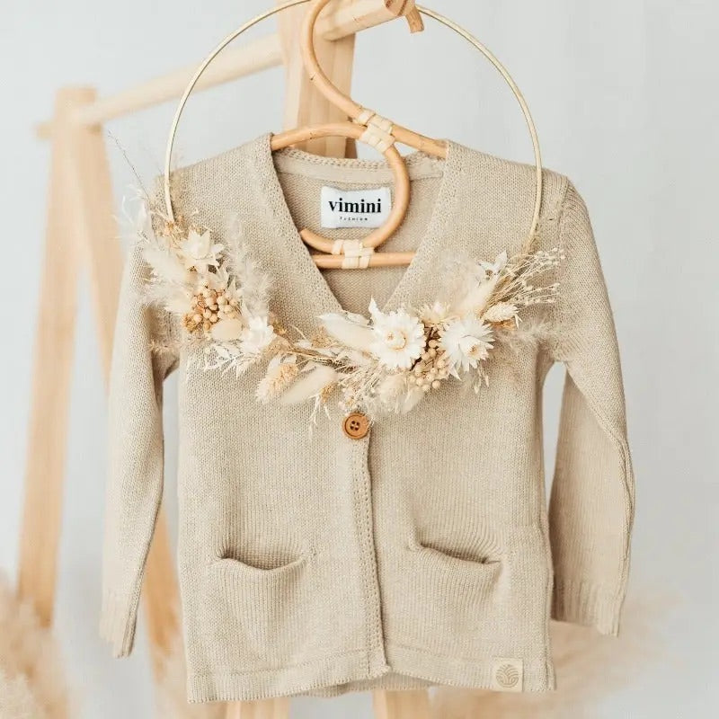 Vimini Fashion Taupe Lover Cardigan, Mini