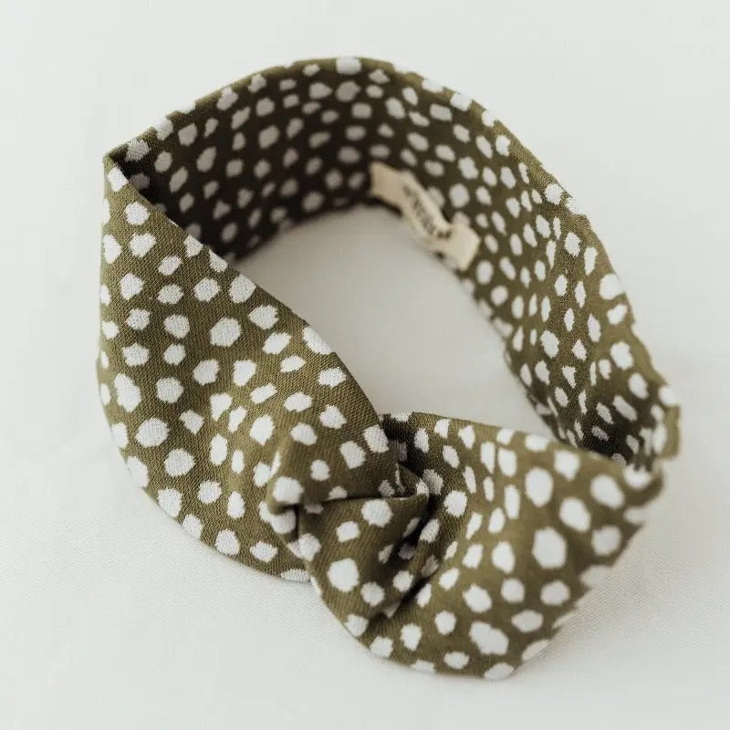 Vimini Fashion Jungle Dots Mini Me Twist headband, Mini