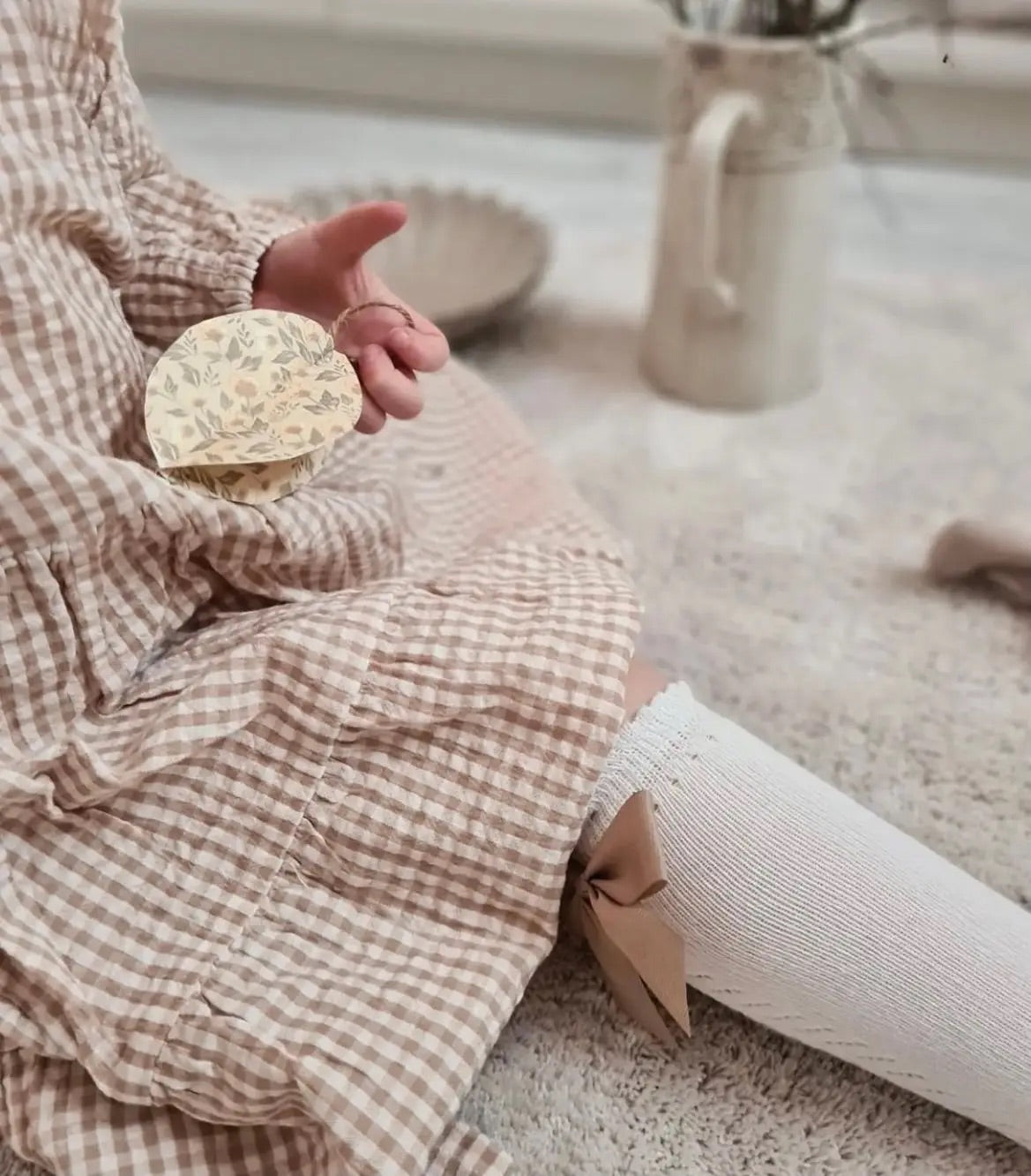 Liv & Loke Elisa socks, Off-white