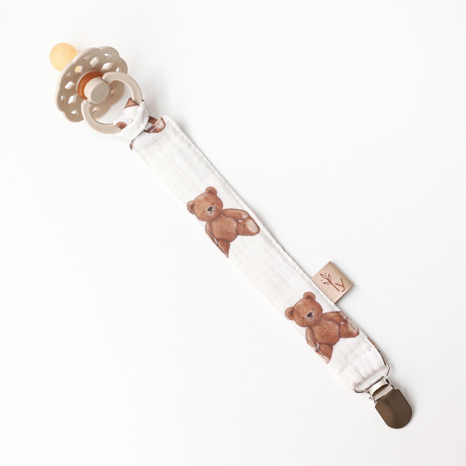 Babyly Pacifier Clip, Teddy Bears