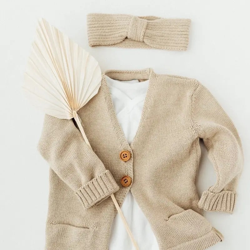 Vimini Fashion Taupe Lover Cardigan, Mini