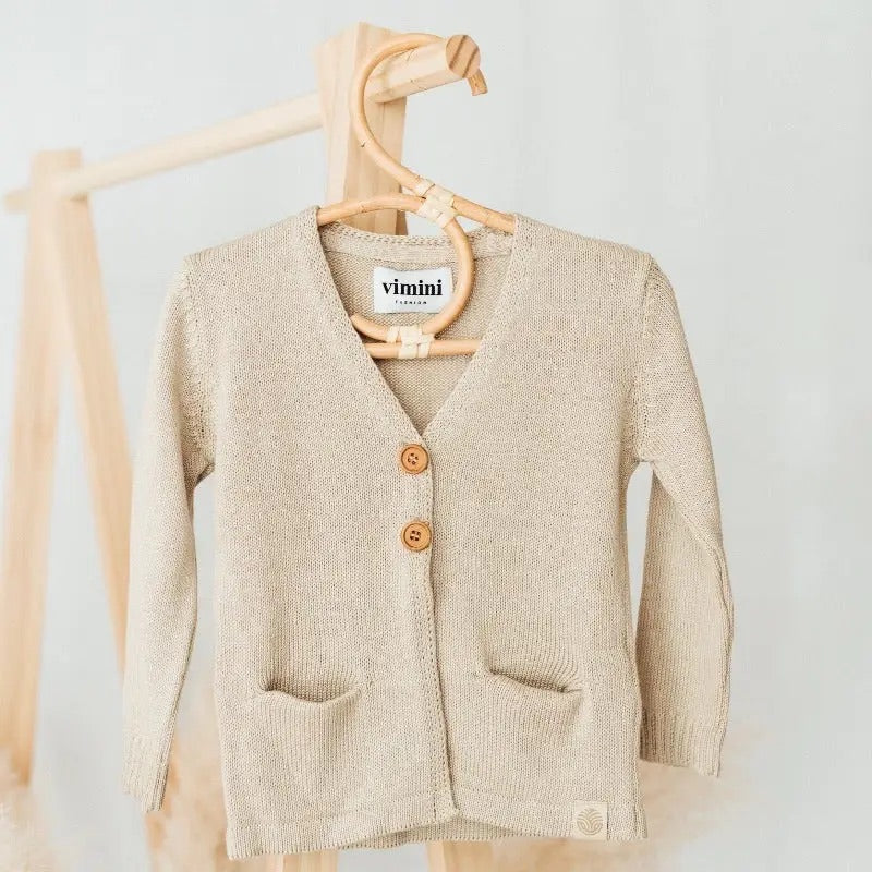 Vimini Fashion Taupe Lover Cardigan, Mini