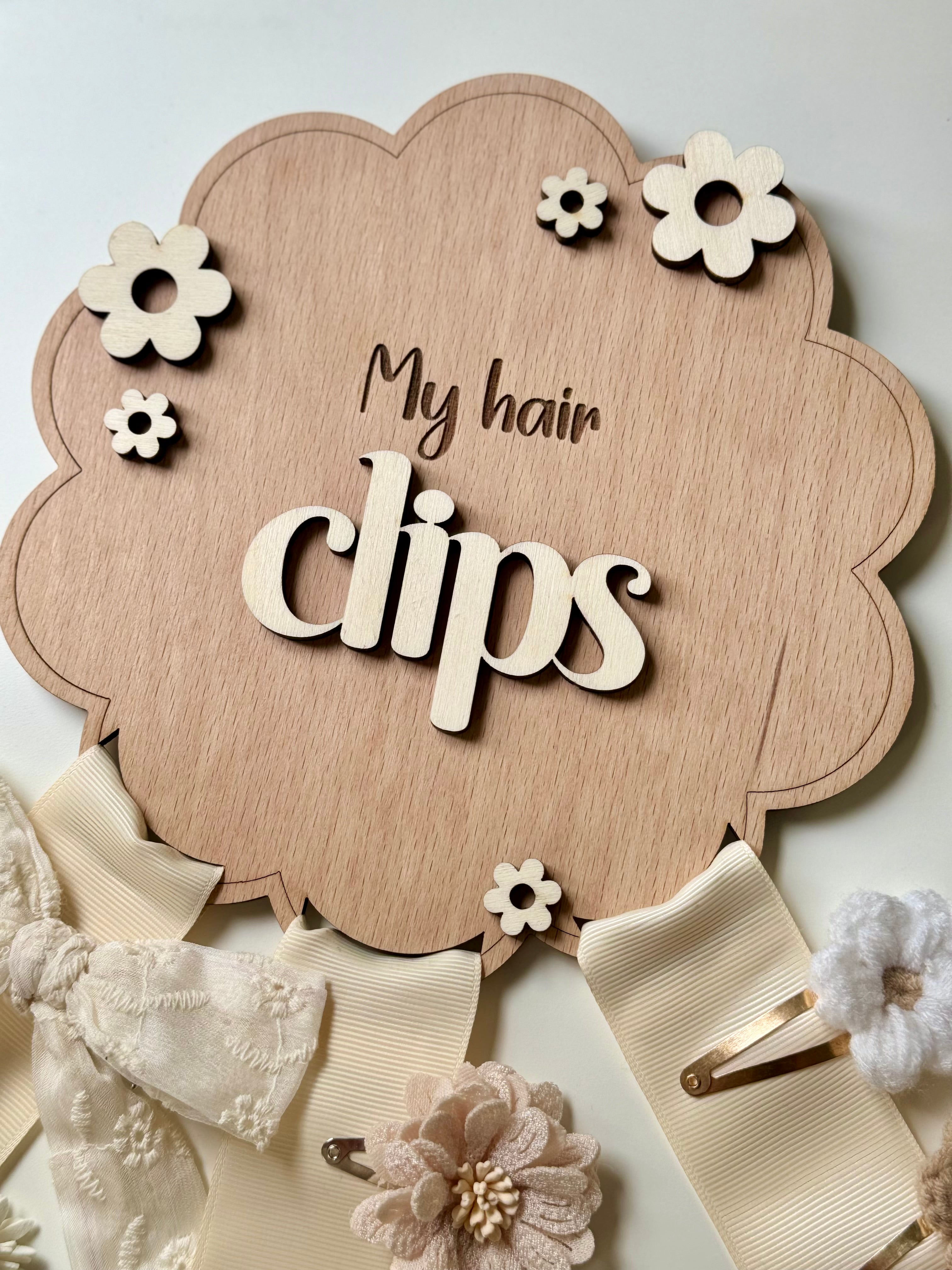 Meraki Engraving "My Hair Clips" -hiuskoristepidike
