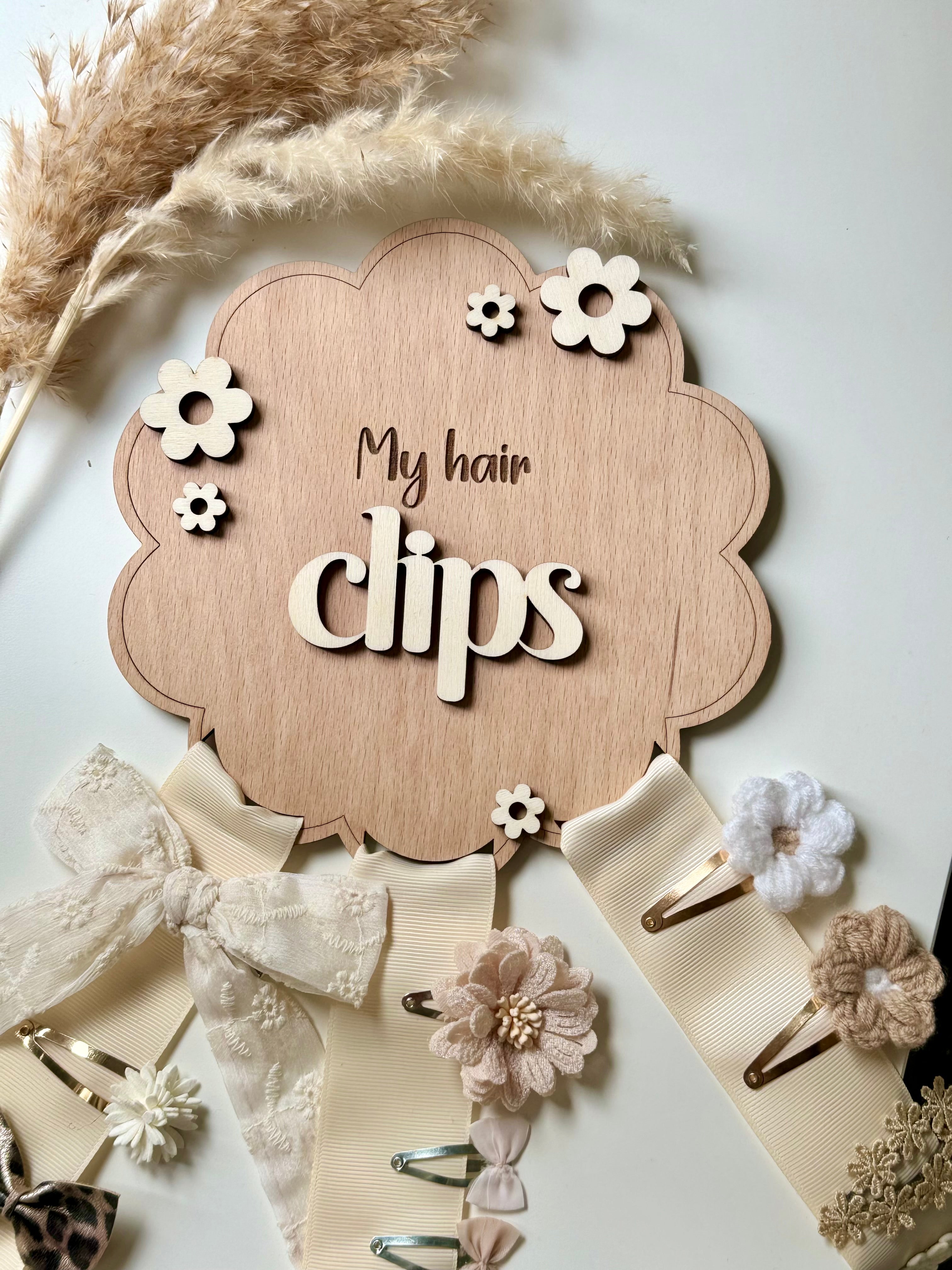 Meraki Engraving "My Hair Clips" -hiuskoristepidike