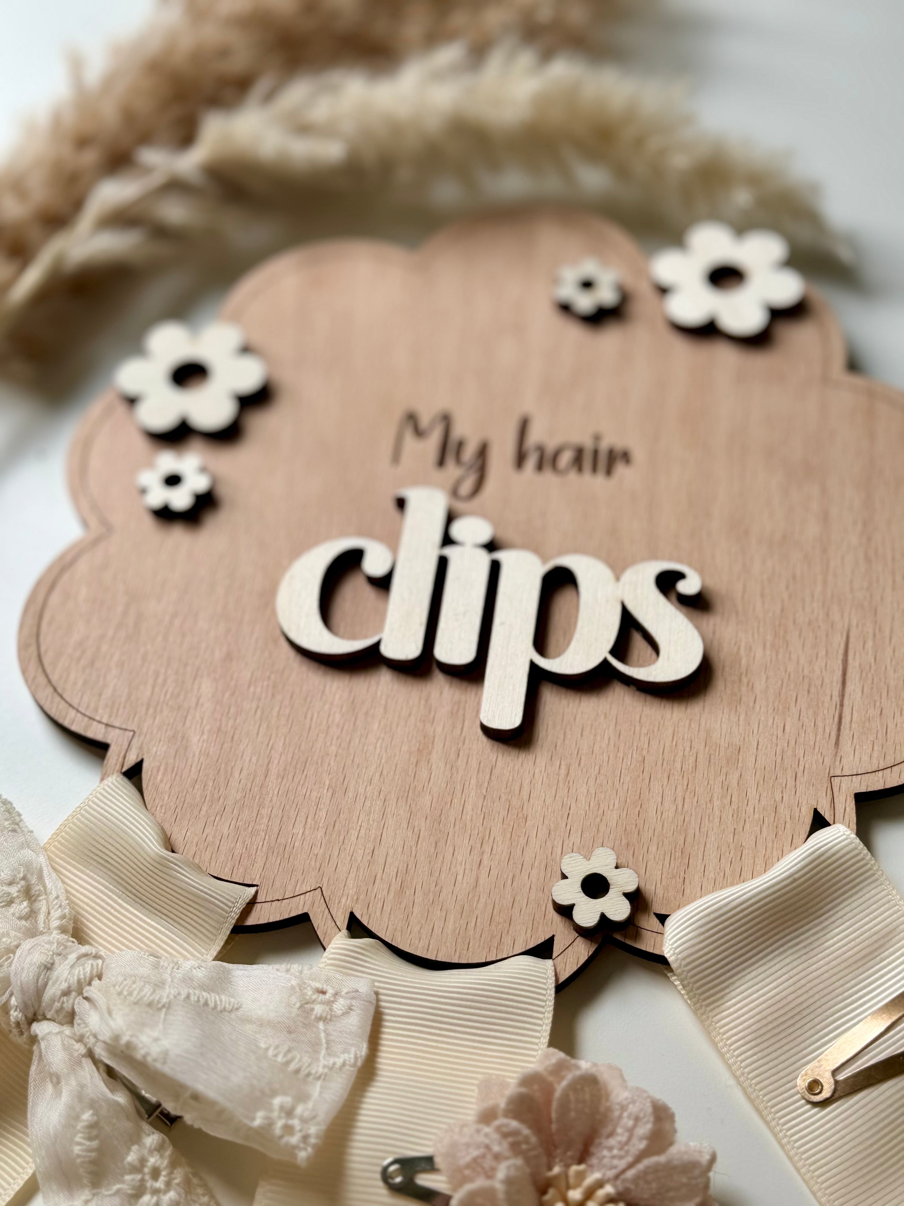 Meraki Engraving "My Hair Clips" -hiuskoristepidike