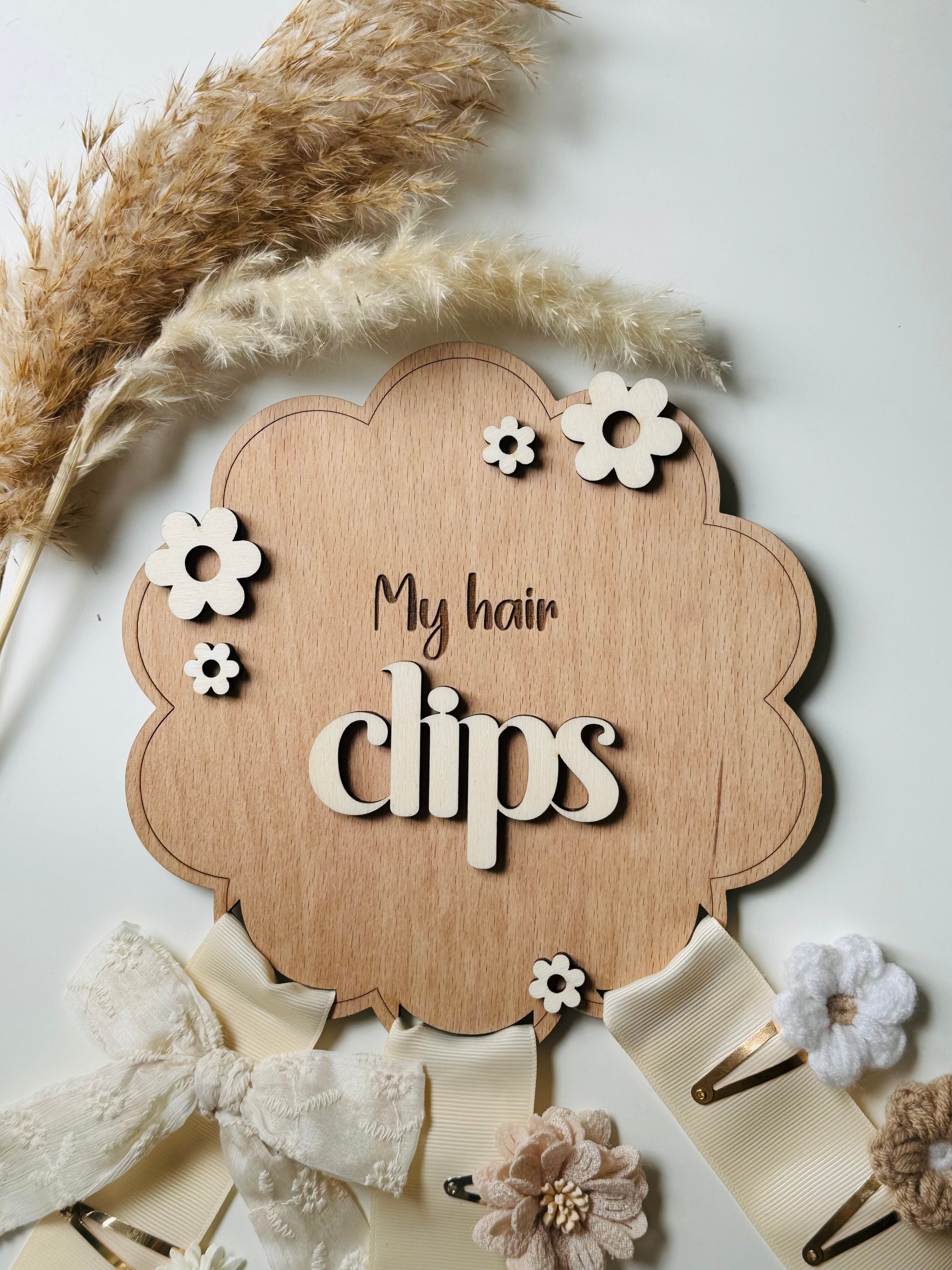 Meraki Engraving "My Hair Clips" -hiuskoristepidike