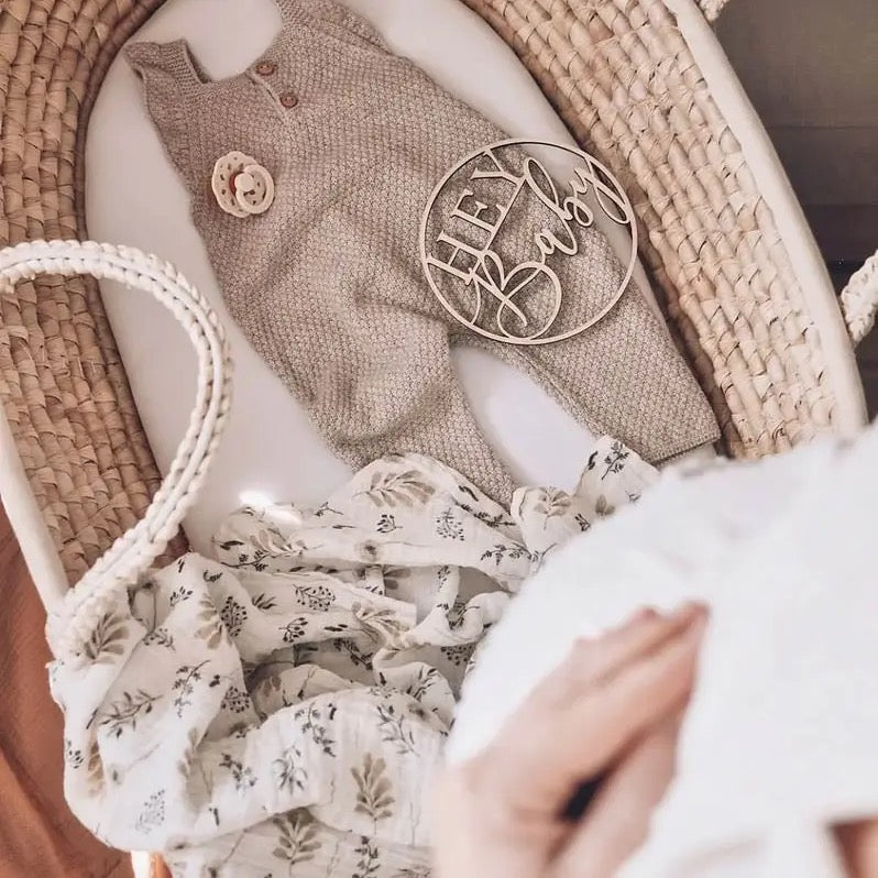 Meraki Engraving "Hey Baby" -kyltti