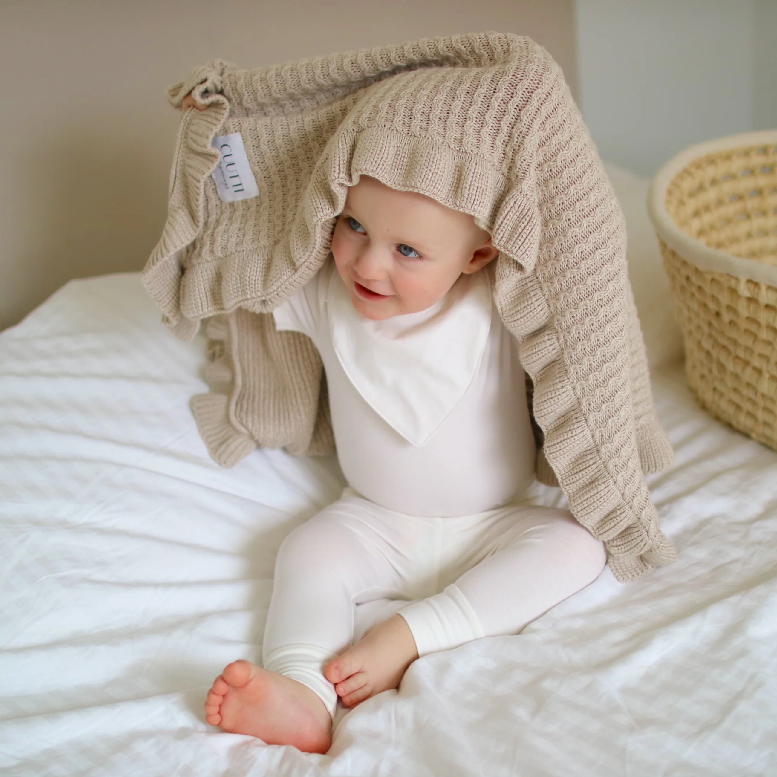 CUUTTI Bambupeitto Ballerina, Ivory tai Beige
