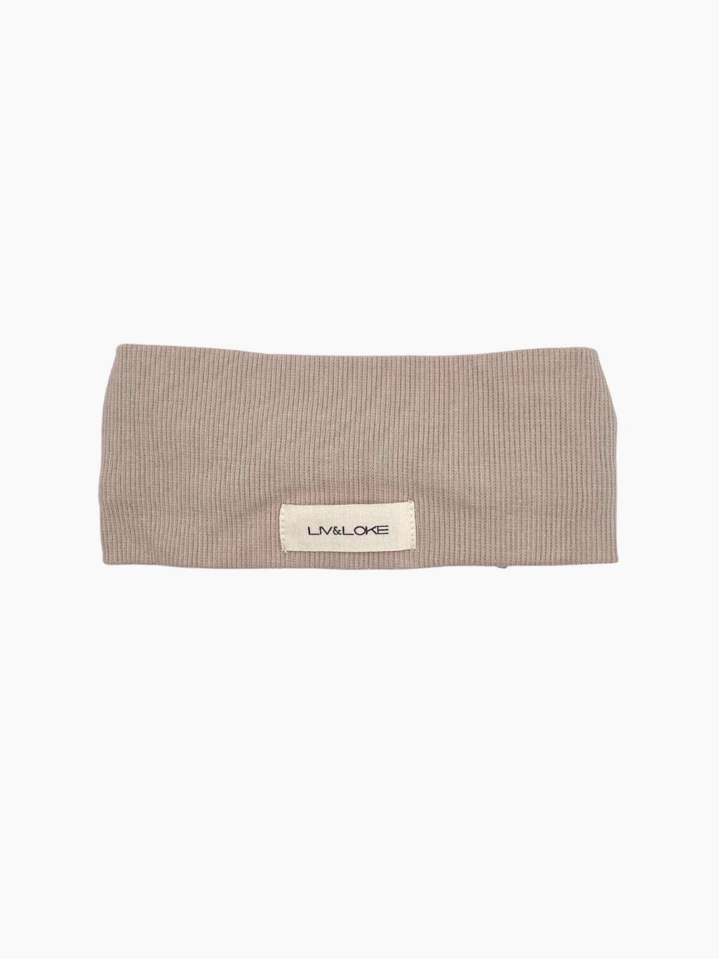 Liv & Loke Double Bow Melina -hiuspanta, Smoothing Beige