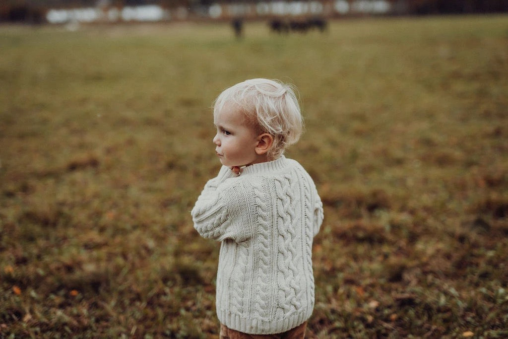 Liliput Cable Knit, Ecru
