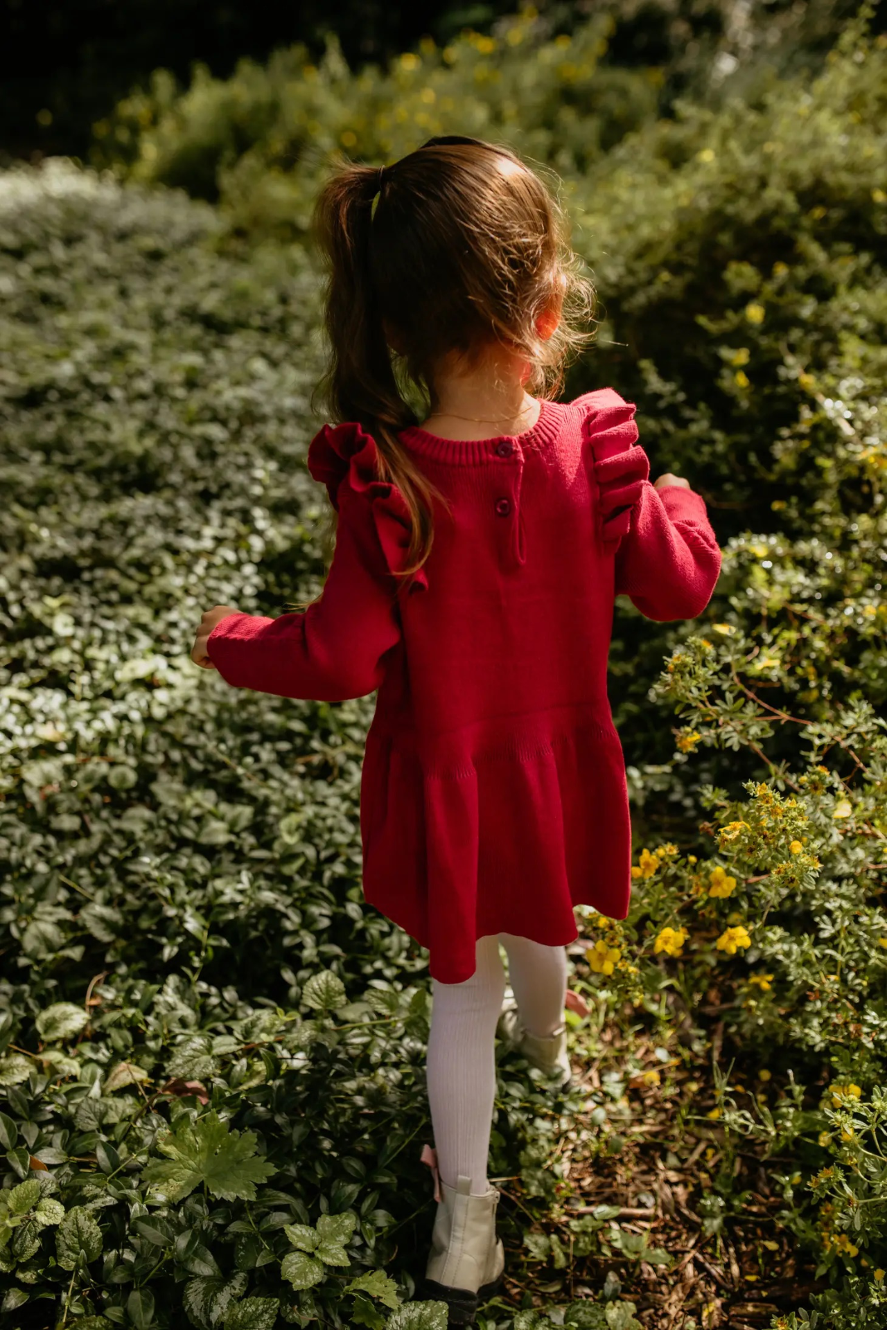 La Olivia Kids Mary tunic dress, Nude