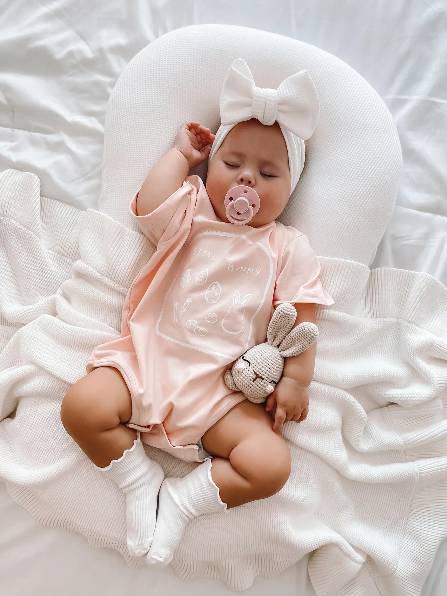 Baby Waffle Topknot rusettipanta