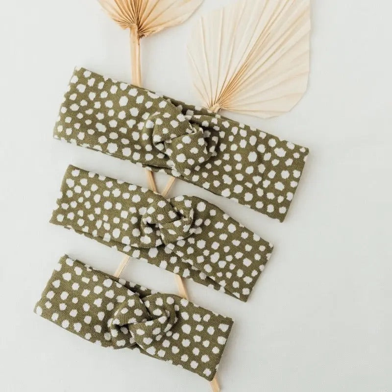 Vimini Fashion Jungle Dots Mini Me Twist headband, Mini