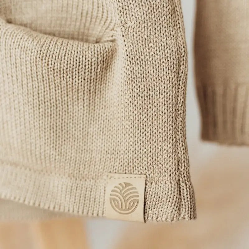 Vimini Fashion Taupe Lover Cardigan, Mini