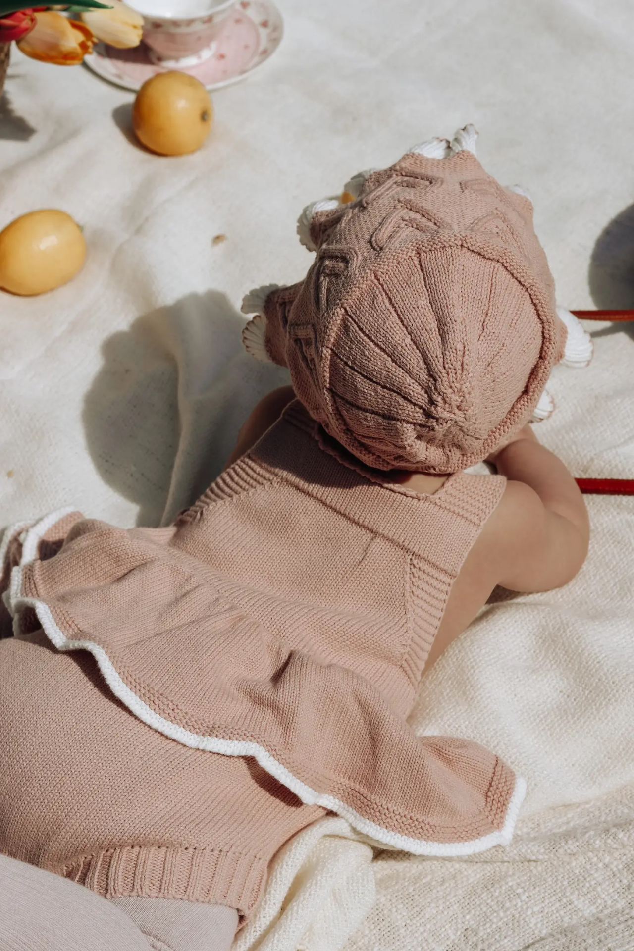 La Olivia Kids Sofia romper + hat