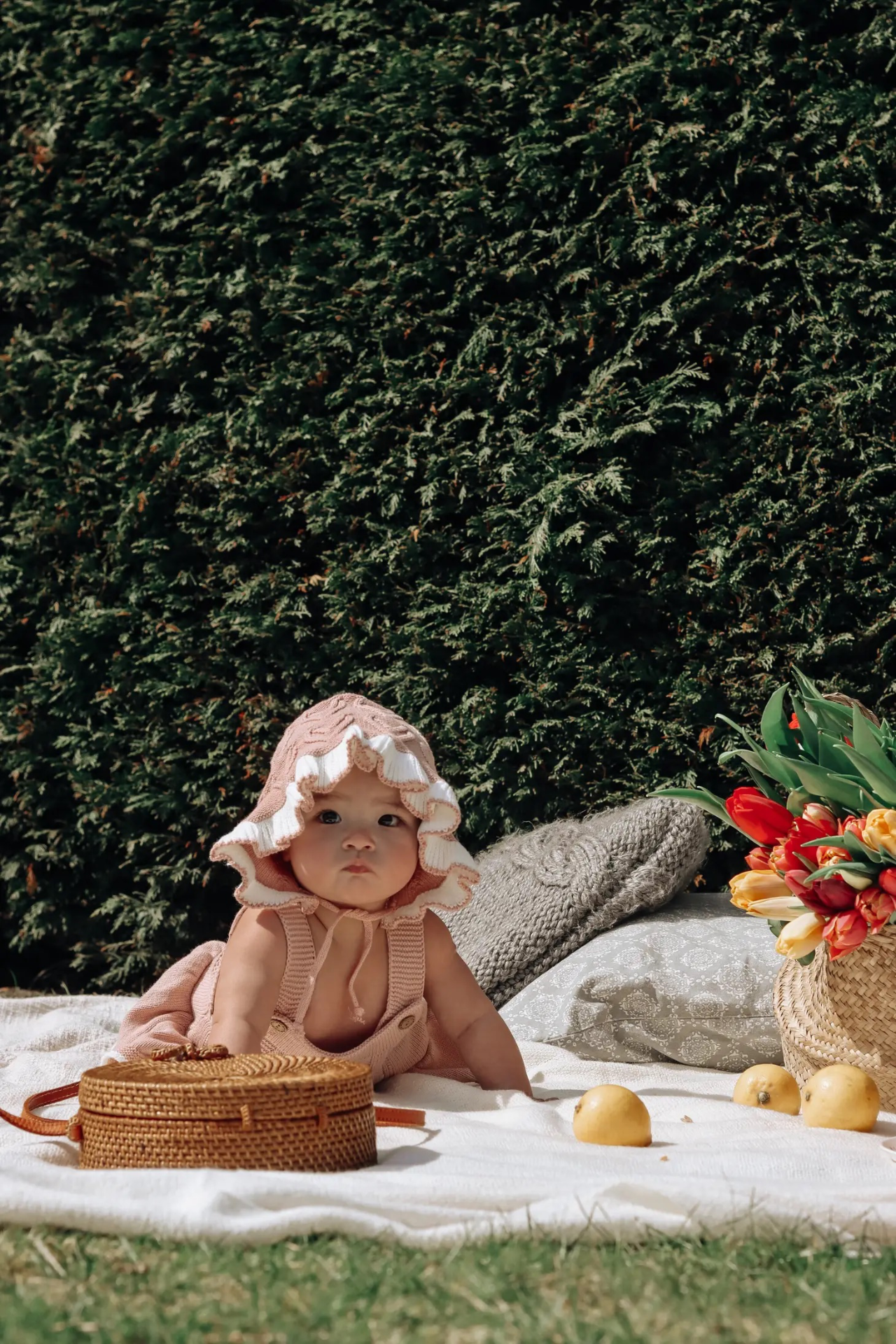 La Olivia Kids Sofia romper + hat