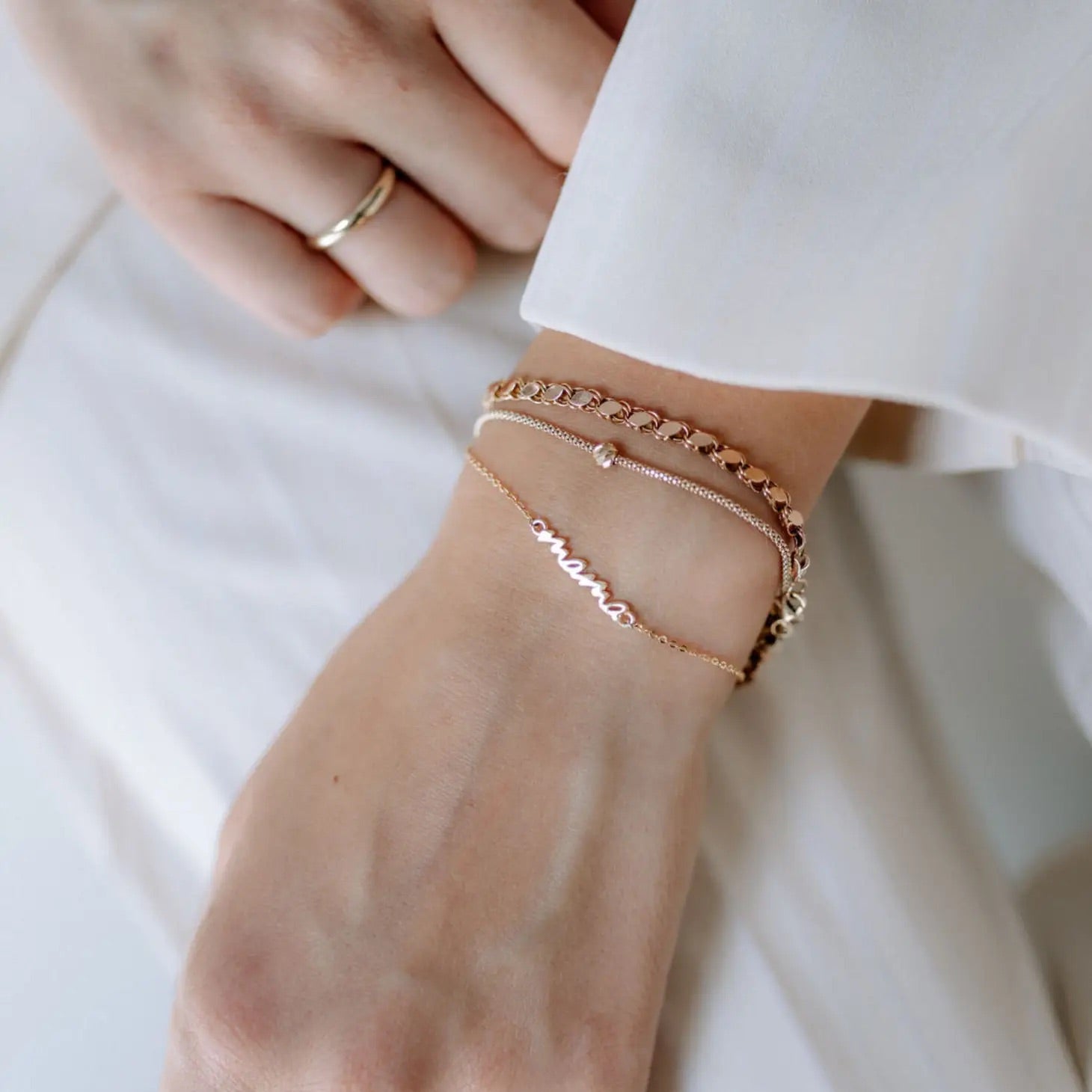 Vimini Fashion Mama Collection Mama chain bracelet, Gold