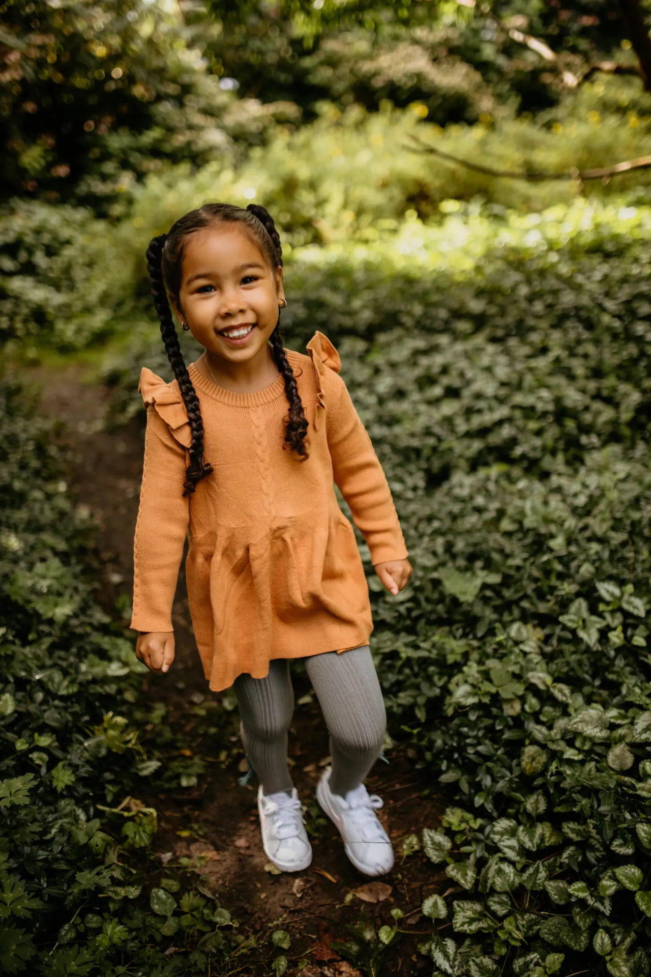 La Olivia Kids Mary tunic dress, Nude