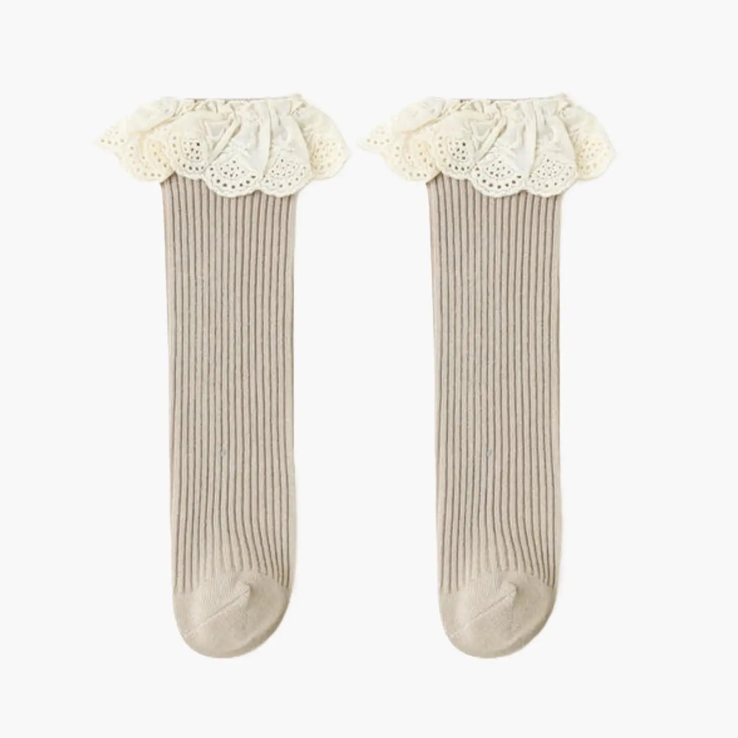 Liv & Loke Signe Socks, Vanilla