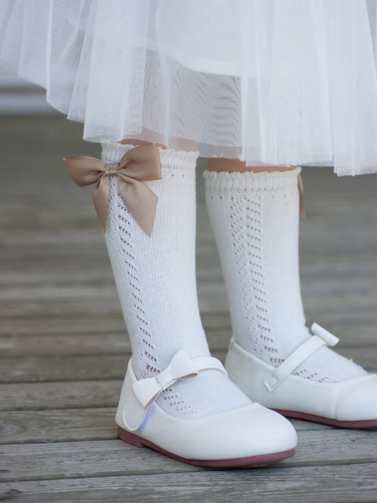 Liv & Loke Elisa socks, Off-white