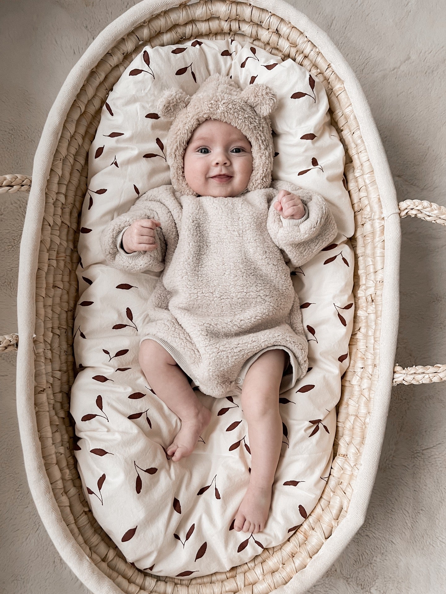 Ada Baby Teddy Ears hat, Beige