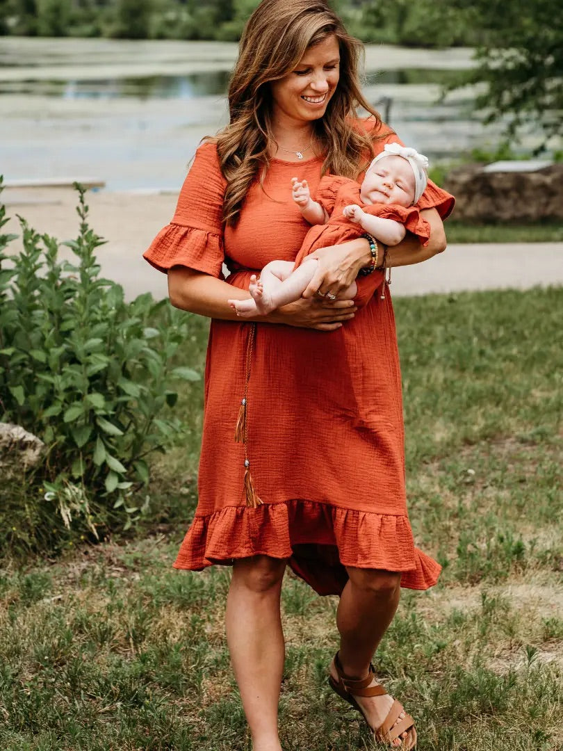 HAHA MAMA Clothing, Boho Mama Dress -mekko