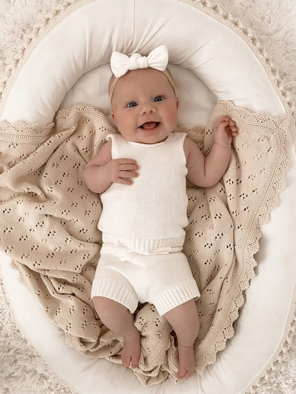 Little B's Nursery Summer Knit vauvan neulesetti