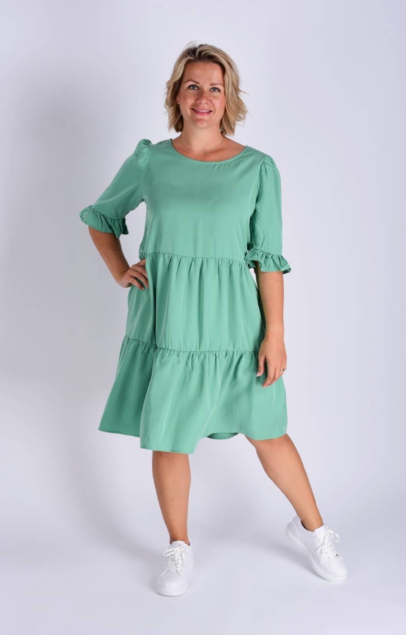 we samay - 100% TENCEL™ Hanging Dress Green -mekko, Mama