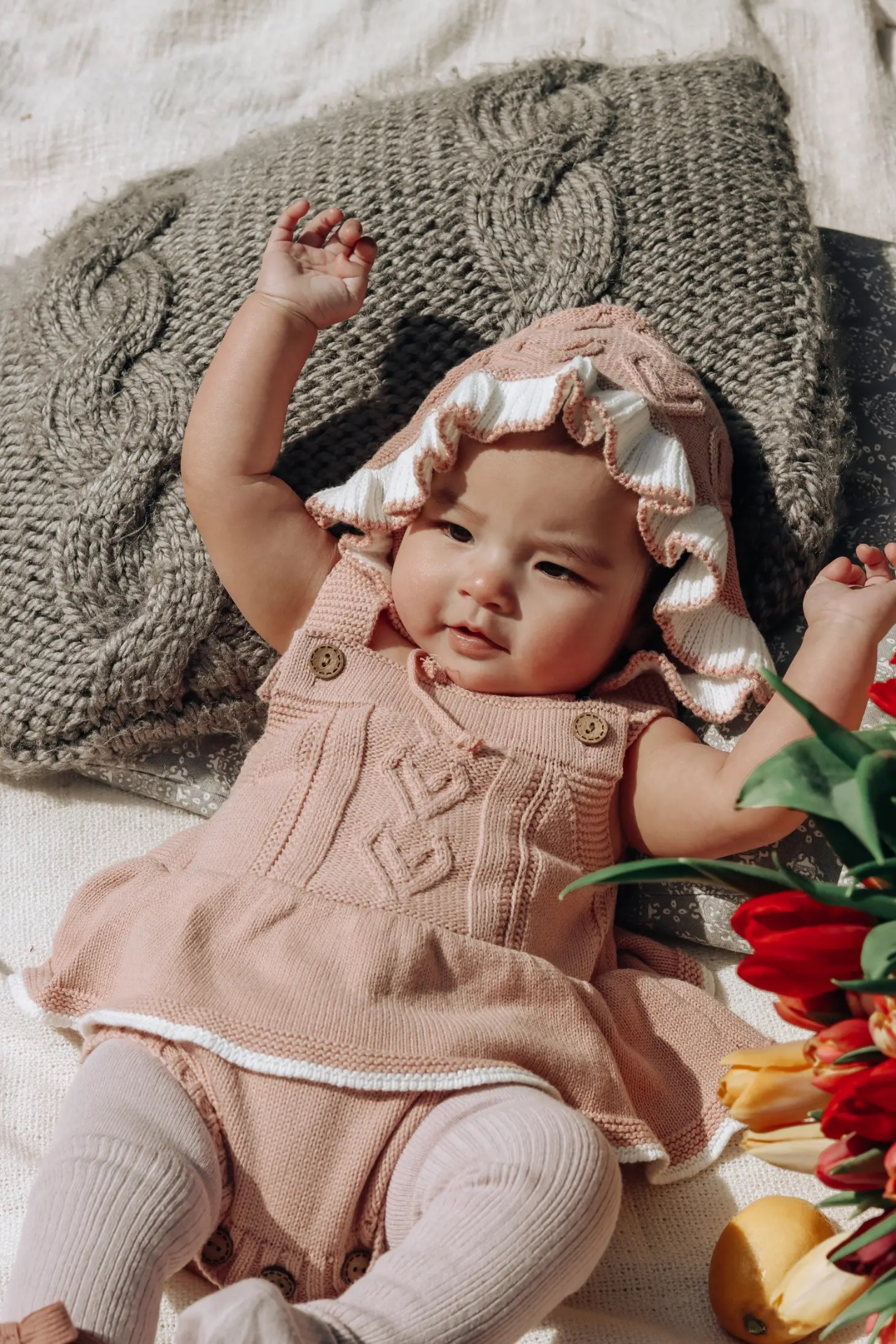 La Olivia Kids Sofia-romper + hattu