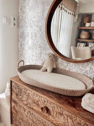 The Label Nederland Teddy cover for bassinet or regular changing mat