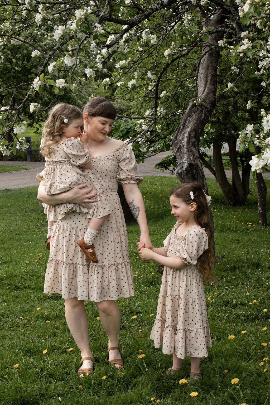 Katherine Brown Floral -mekko, Mini