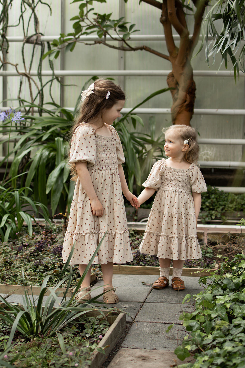 Katherine Brown Floral -mekko, Mini