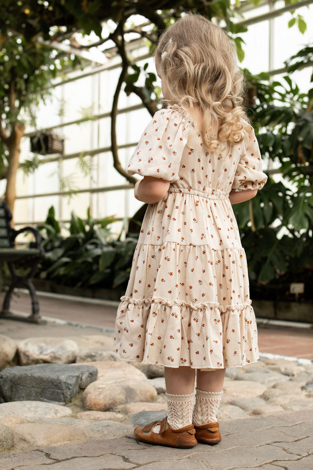 Katherine Brown Floral -mekko, Mini