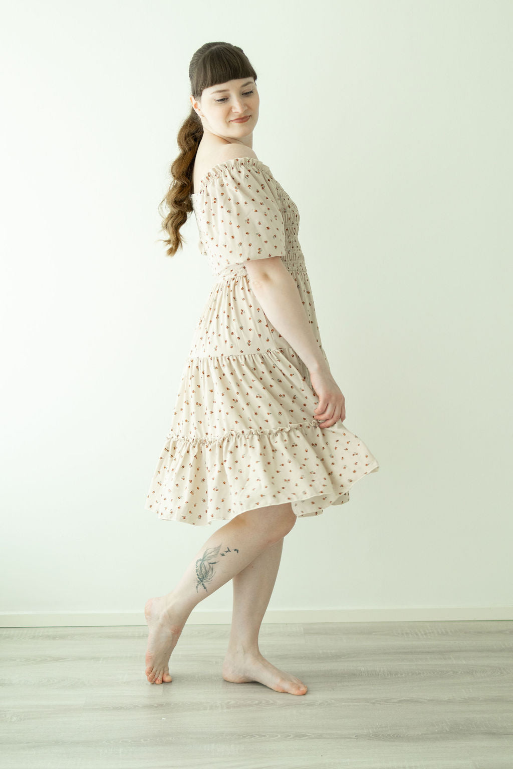 Katherine Brown Floral -mekko, Mama