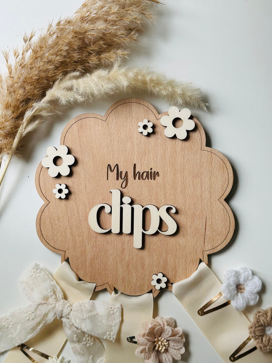 Meraki Engraving "My Hair Clips" hair clip