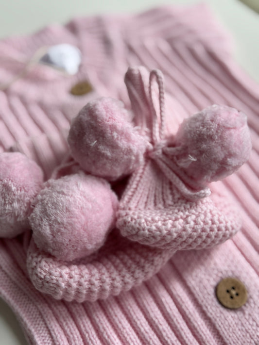 Little B's Nursery Booties, Cotton Candy