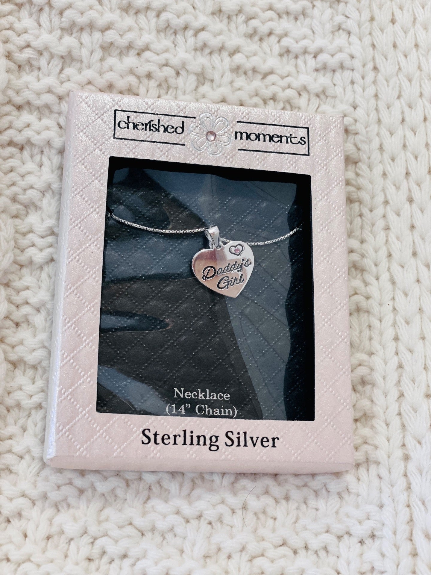Cherished Moments Daddy's Girl Heart Necklace