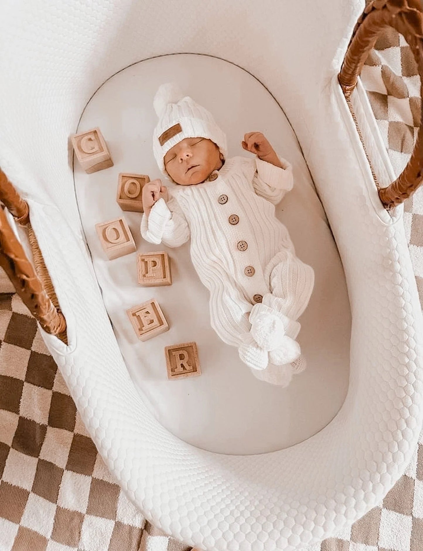 Little B's Nursery Booties -vauvatossut, Milk