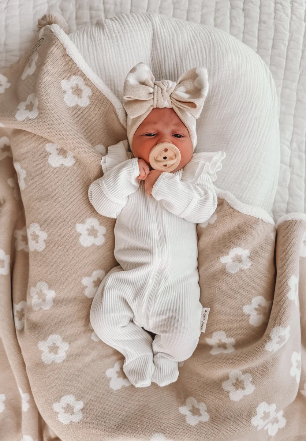 Indigo Dreams Lola -neulerusettipanta, Oatmeal