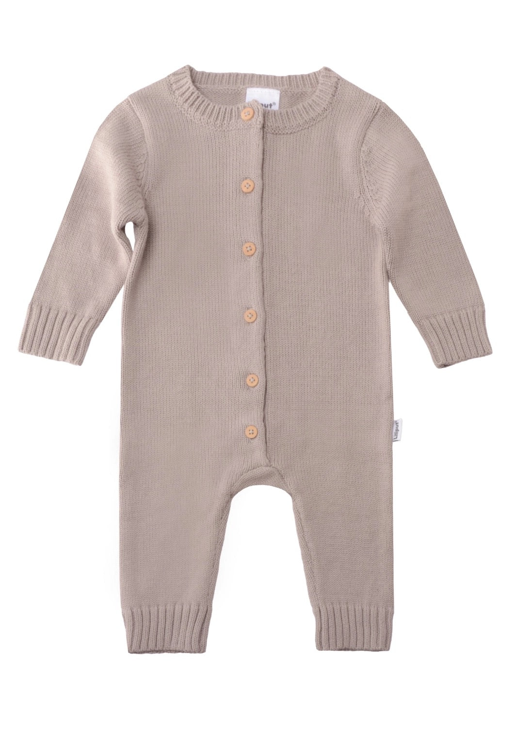 Liliput vauvan neulehaalari, Taupe