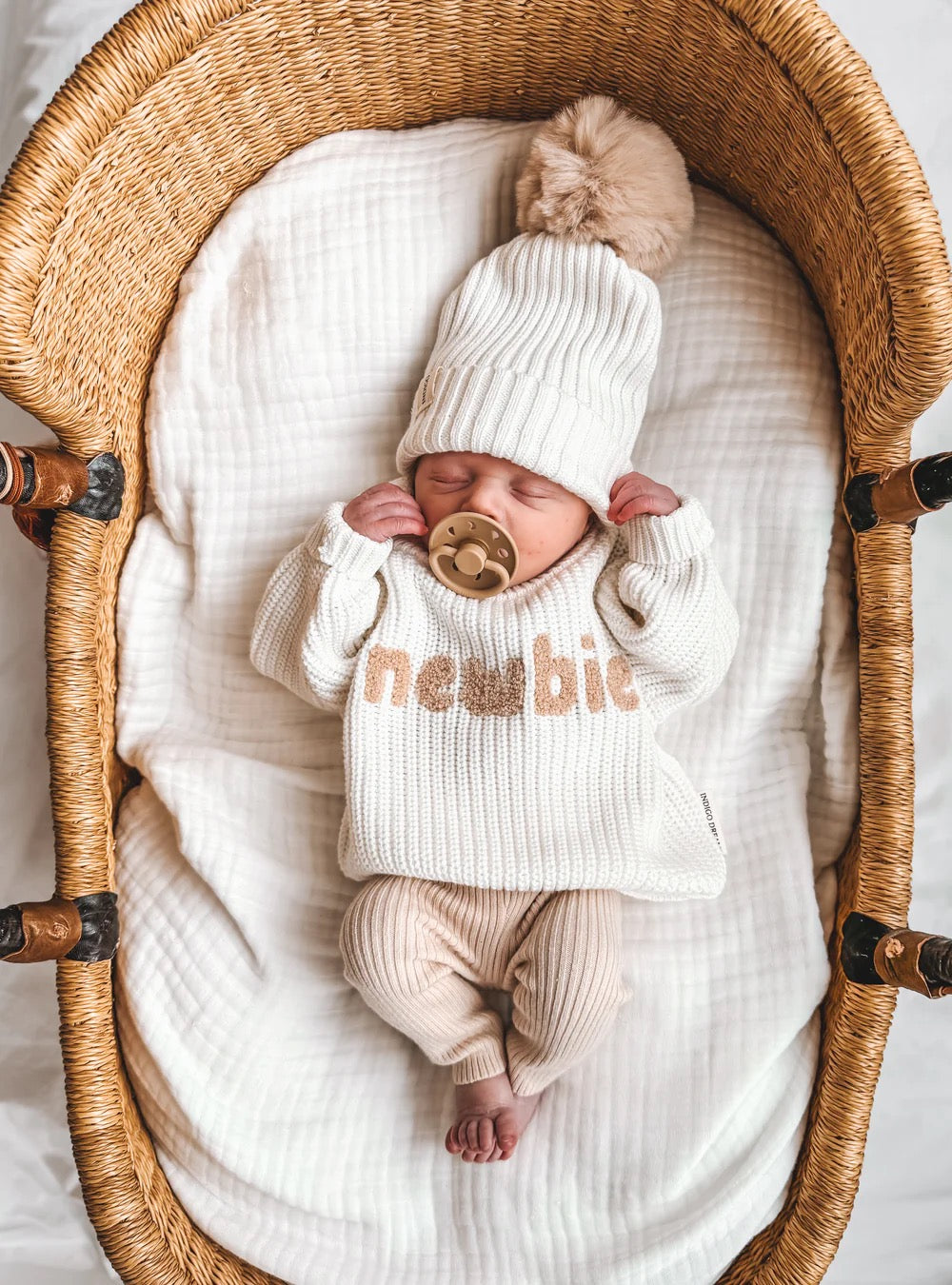 Indigo Dreams Vanilla Newbie Jumper -vauvan neulepusero