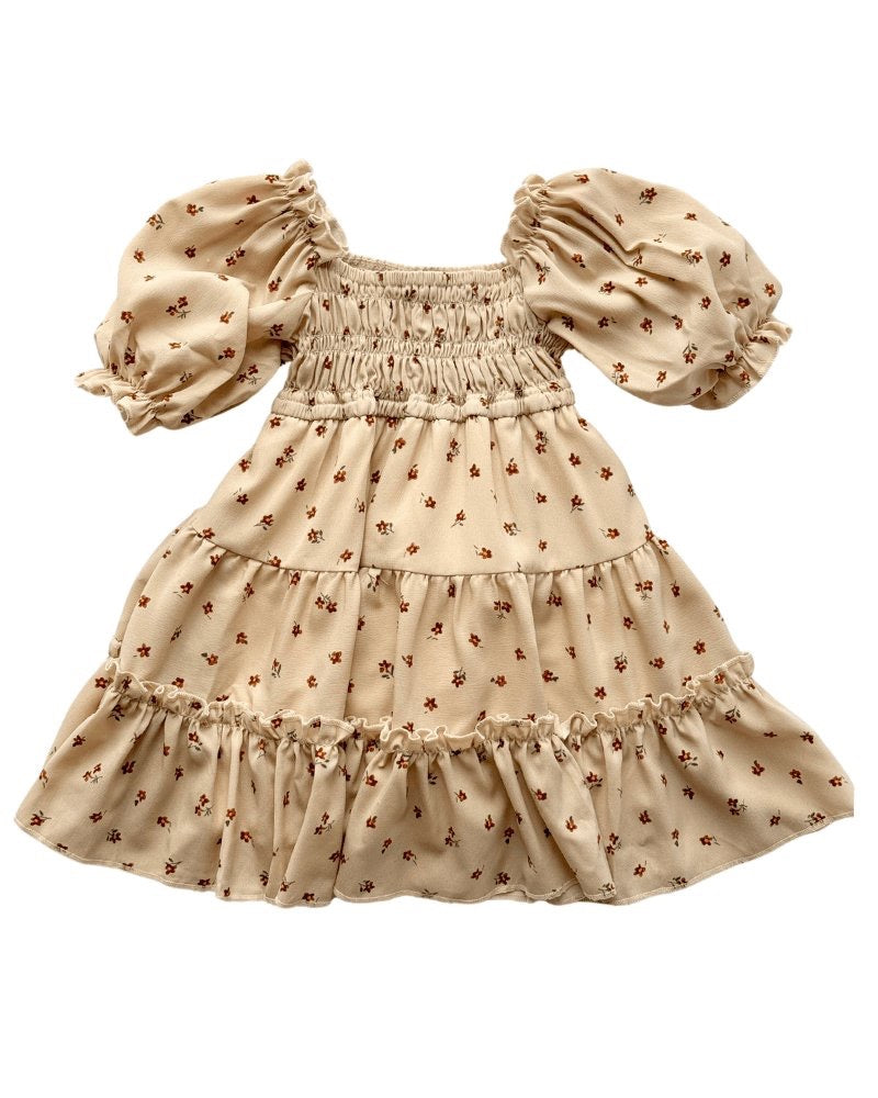 Katherine Brown Floral -mekko, Mini
