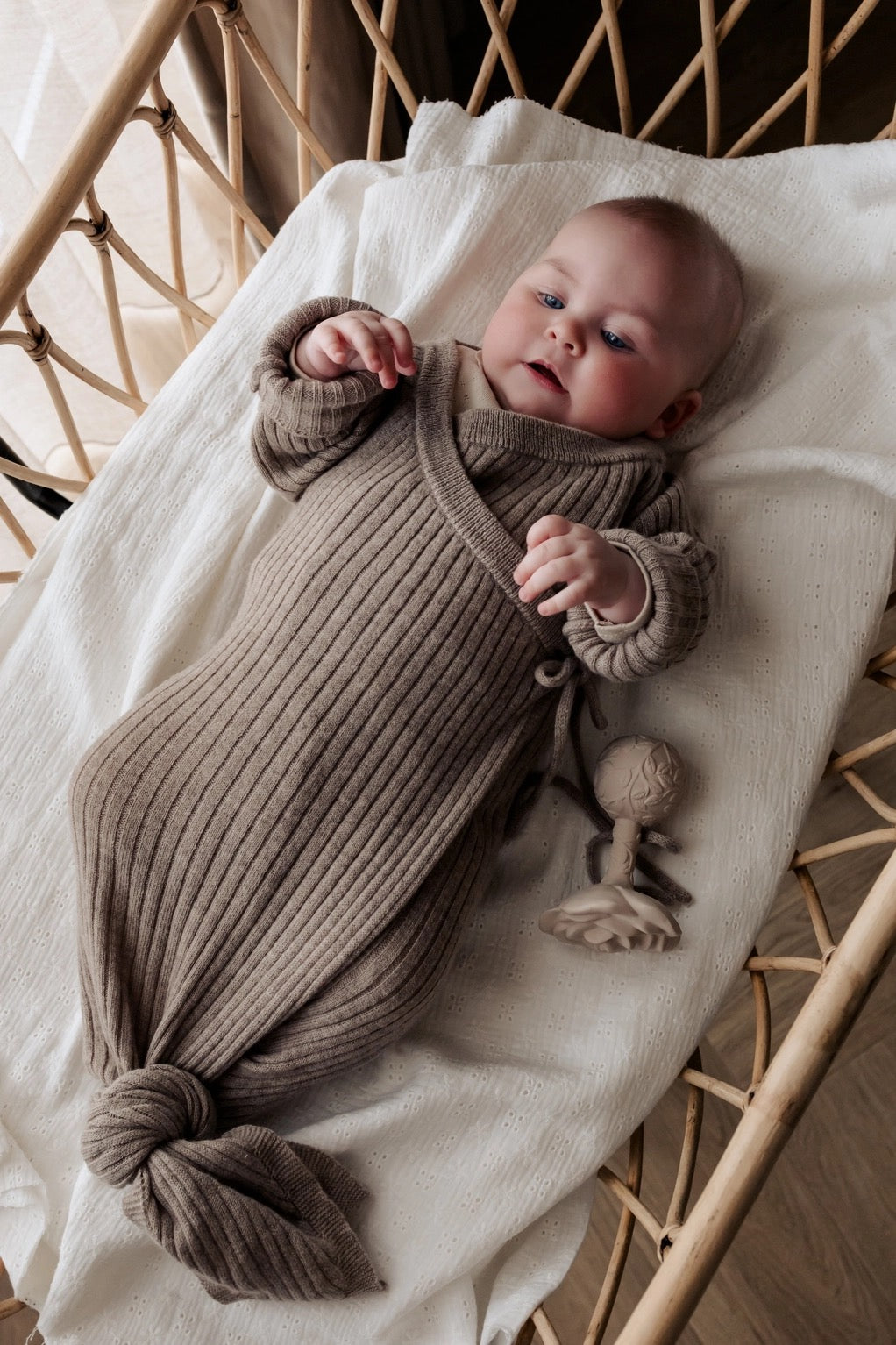 MBC Knotted Gown, Latte or Cappucino