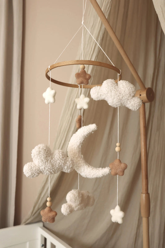 Little Loua Fluffy Clouds cradle mobile