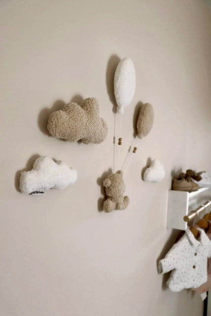 Little Loua Bouclé Teddy -seinäkoristesetti