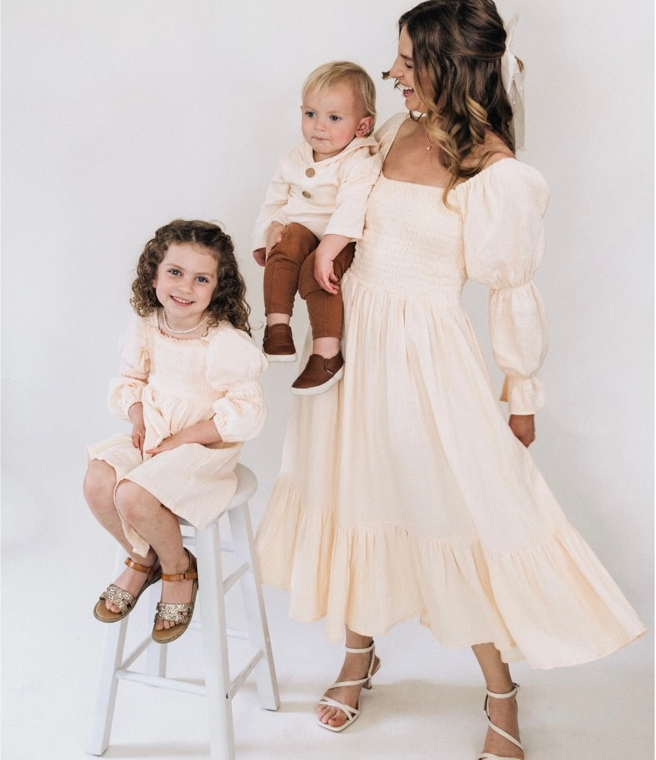 HAHA MAMA Clothing, Stella Muslin Dress, Mini